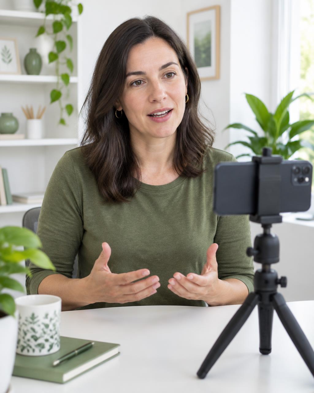 Une freelance communique simplement auprès de ses clients