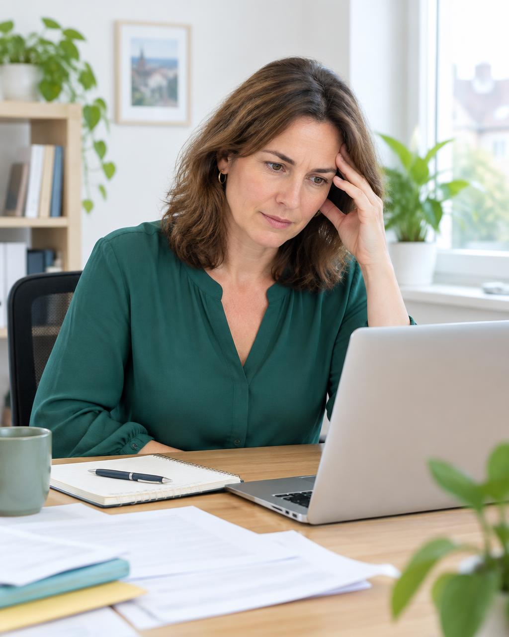 Une professionnelle réfléchit à ses priorités
